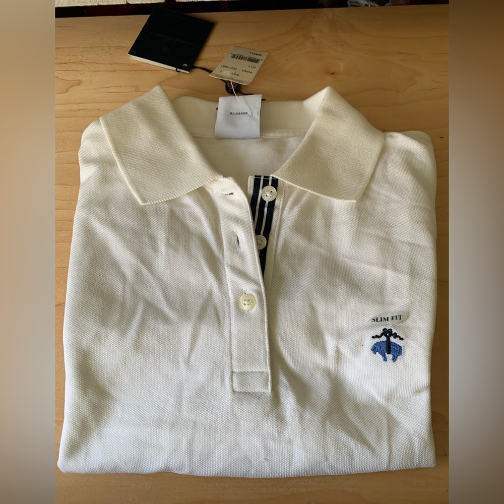 Junior Brooks Brothers White T-shirt